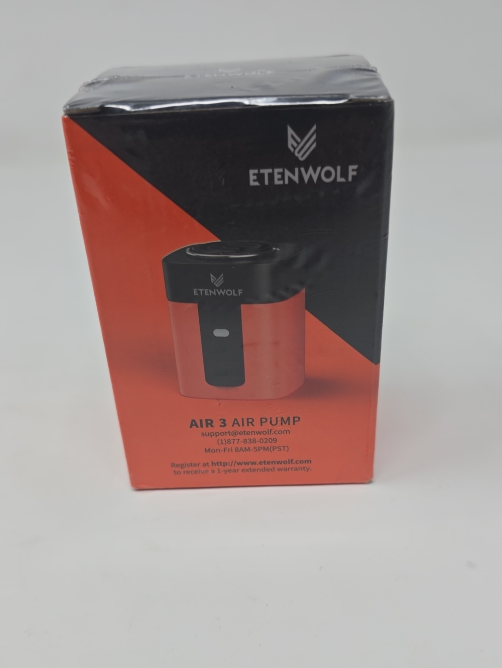 ETENWOLF Air 3 Portable Air Pump - Red & Black